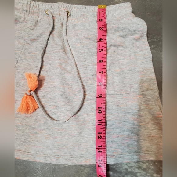 Lilly Pulitzer Zia mini skirt. Heathered grey space dyed, orange, pink. Size XS - Picture 12 of 12